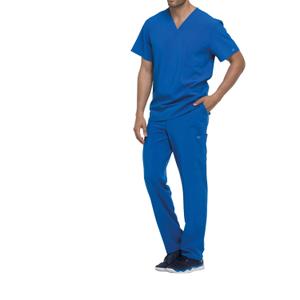 dke645-royal-t-shirt-met-v-hals-dickies-medical-koningsblauw