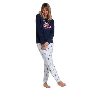 62662-0-000204-dames-pyjama-met-lange-mouwen-disney-mickey-new-york-azul