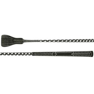dob04270bkwh-3-paardrij-zweep-dobert-zwart-wit-65-cm
