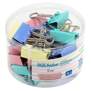 213004-flesje-met-24-metalen-pincetten-dohe-veelkleurig-tu