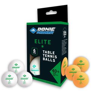 608511-tafeltennisbal-donic-schildkrot-elite-poly-40-mixed-wit-3-oranje-tu