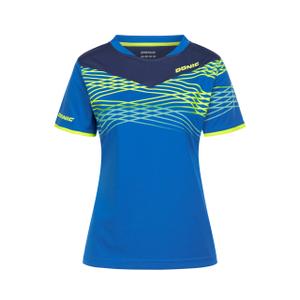 37020940-dames-t-shirt-donic-clash-marine-blauw-fluorescerend-geel