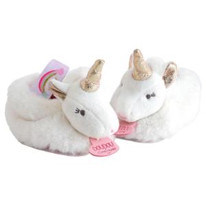 dc3311-eenhoorn-babyslofjes-voor-meisjes-met-rammelaar-doudou-compagnie-wit-0-6-maanden