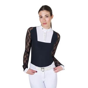 etw00267-black-dames-competitie-polo-equestro-black-label-zwart