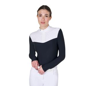 etw00286-black-dames-competitie-polo-equestro-black-label-strass-zwart