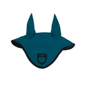 eth09023l-petrol-black-korte-muts-van-technische-stof-met-logo-equestro-benzine-zwart