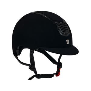etu00004-black-black-rijhelm-equestro-modello-eclipse-plain-velvet-zwart-zwart