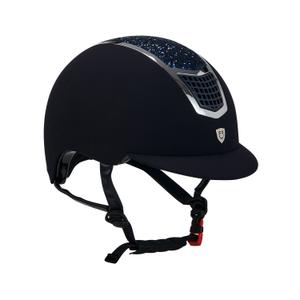 etu00005-navy-silver-rijhelm-equestro-eclipse-stone-mat-rowel-fitting-marine-zilver
