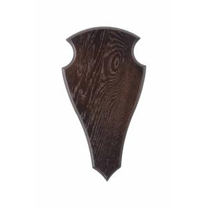 560875-eiken-hert-badge-eurohunt-donker-zwart-40x22-cm
