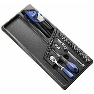 1051540-plastic-koffer-met-doppen-en-ratel-expert-zilver-blauw-1-4