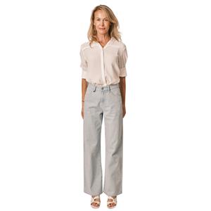 fl-82-w-blue-vrouwelijke-katoen-flare-jeans-f-a-m-paris-forest-blauw