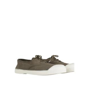 f15004-0612-dames-sportschoenen-bensimon-tennis-lacet-kaki-groen