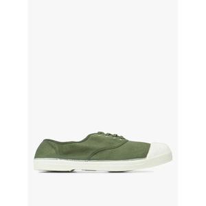 f15004c15i-0612-dames-sportschoenen-bensimon-tennis-lacets-bruin-wit