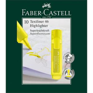 261051-fluorescerende-markers-faber-castell-x10-geel-tu