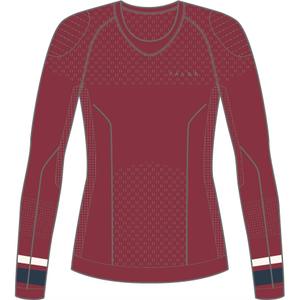 33137-8117-dames-t-shirt-met-lange-mouwen-falke-maximum-warm-merlot