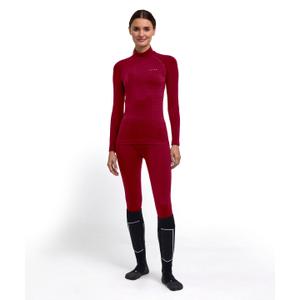 33136-8117-dames-t-shirt-met-lange-mouwen-falke-maximum-warm-merlot