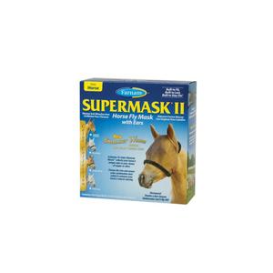 00100503753-anti-vliegenmasker-voor-paarden-zonder-oren-farnam-supermask-ii-xl-xl-bruine-xl