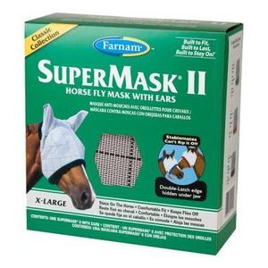 00100503760-anti-vliegenmasker-voor-paarden-met-oren-farnam-supermask-ii-horse-horse-zilver-lynx-paard
