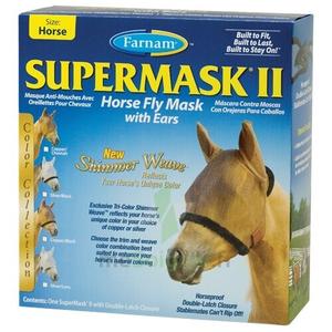 00100503761-anti-vliegenmasker-voor-paarden-met-oren-farnam-supermask-ii-horse-horse-koper-zwart-paard
