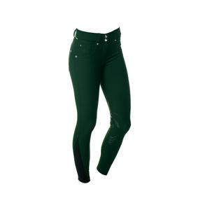 902822-vert-foret-damesrijbroek-flags-cup-push-up-bosgroen