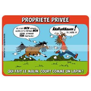 fr8plp018fr-humoristische-plaquette-voor-prive-eigendom-fr8man-groene-tu