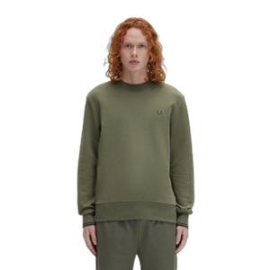 fpm7535-w49-sweatshirt-fred-perry-vert-laurel-wreath-vert-nuit