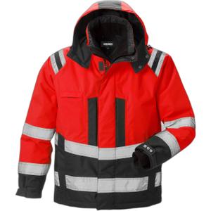 119626-396-werkjas-fristads-airtech-classe-3-4035-gtt-rood-hoge-zichtbaarheid-zwart