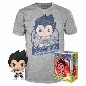 889698430661-t-shirt-en-beeldjesset-funko-dragon-ball-z-vegeta-veelkleurig