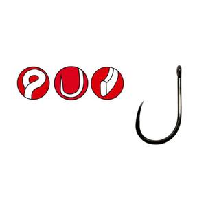 185093-1-haken-gamakatsu-power-carp-ring-eye-barbless-x10-zwart