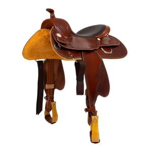 ga08000-cognac-choco-western-zadel-voor-paard-garland-gd300-cognac-choco