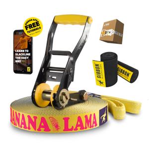 20225-slackline-set-gibbon-bananalama-treewear-geel-15-m
