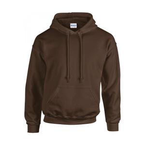 gi18500-darkchocolate-sweatshirt-kap-gildan-zwaar-blend-r-pure-chocolade
