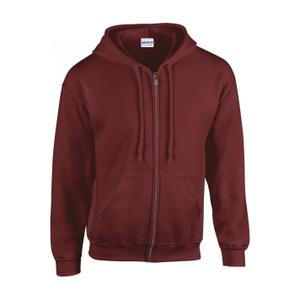 gi18600-maroon-sweatshirt-capuchon-gildan-zware-blend-r-kastanjebruin