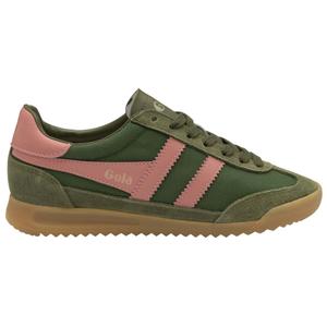 clb623nu-damestrainers-gola-tornado-military-green-coral-pink