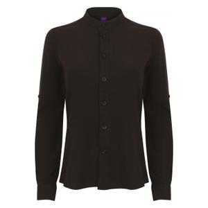 h593-black-dameshemd-met-mao-kraag-henbury-zwart