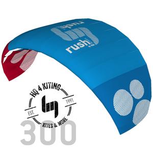 hq4rps-g300-kitesurf-vleugel-hq4-rush-hq4-pro-school-depower-blauw-300-cm