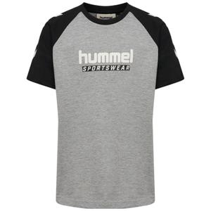 229742-2006-t-shirt-met-kinderlogo-hummel-grijze-mix