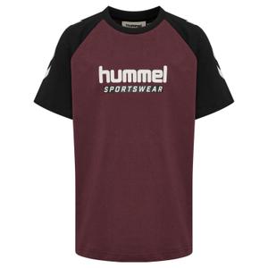 229742-3016-t-shirt-met-kinderlogo-hummel-wijngaard-wijn