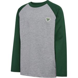 229848-6195-kinder-t-shirt-met-lange-mouwen-hummel-bee-loose-donkergroen