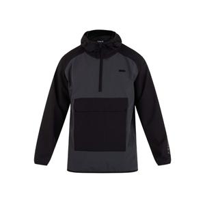 mjk0002560-h006-hoodie-hurley-phantom-packable-anorak-ii-dk-steengrijs
