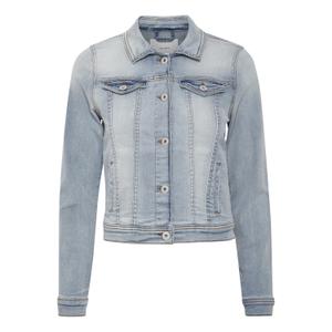 20111235-19078-dames-spijkerjack-ichi-stampe-washed-light-blue