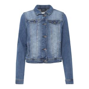 20111235-200928-dames-spijkerjack-ichi-stampe-washed-med-blue