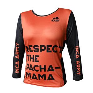 ia-andes-014-ls-sportshirt-dames-met-lange-mouwen-inca-army-pacha-360-oranje-zwart