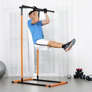 v0100921-tractie-en-fitnessstang-met-oefengids-innovagoods-zwart-oranje-tu