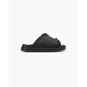 70106195blk-vrouwenslippers-inuikii-raffia-moon-zwart
