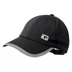 74378-blk-reflec-dames-baseballpet-iq-intelligence-quality-rome-zwart-reflecterend-tu