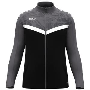 9324-e-801-kinder-trainingsjack-van-polyester-jako-iconic-zwart-koolgrijs