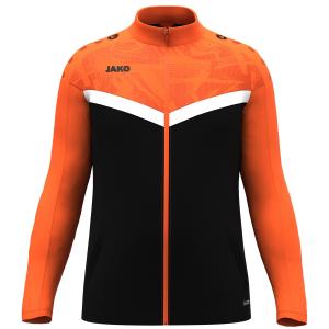 9324-e-807-kinder-trainingsjack-van-polyester-jako-iconic-zwart-oranje-fluo