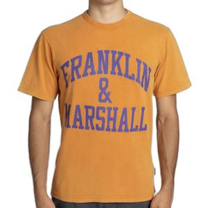 jm3021-000-1001g41-611-t-shirt-met-korte-mouwen-franklin-marshall-oranje
