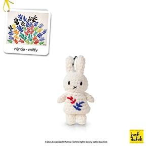 jd8469-sleutelhanger-just-dutch-matisse-x-miffy-wit-tu